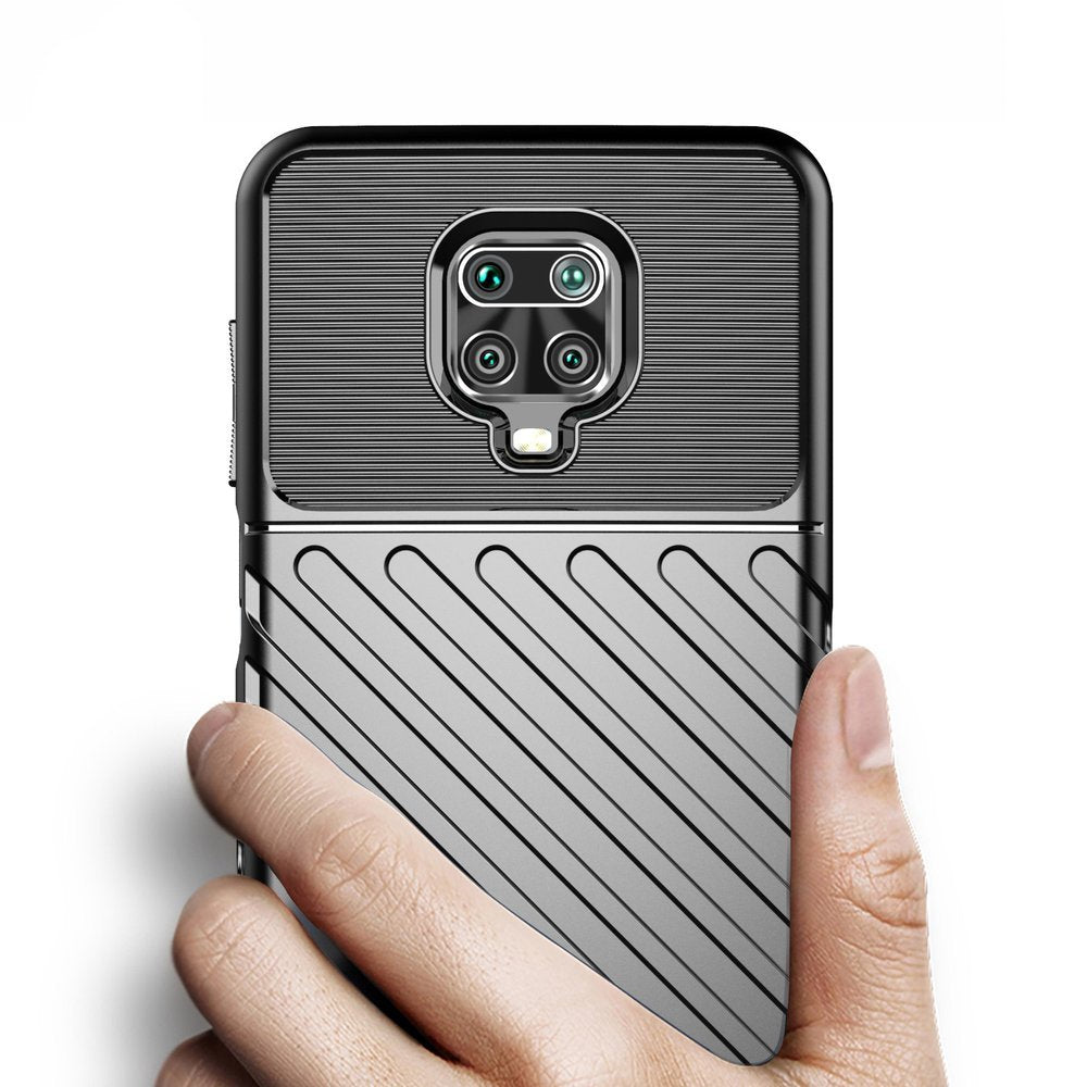 Capa Thunder Capa flexível resistente resistente em TPU para Xiaomi Redmi Note 9 Pro  -  Redmi Note 9S azul