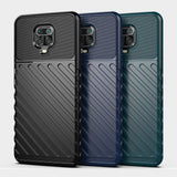 Capa Thunder Capa flexível resistente resistente em TPU para Xiaomi Redmi Note 9 Pro  -  Redmi Note 9S verde