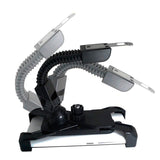 Suporte ajustável de suporte de bicicleta para telefone para espelho retrovisor preto