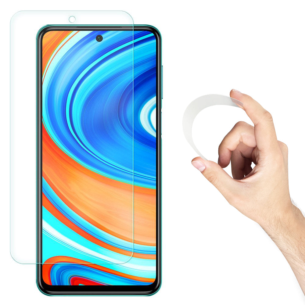 Wozinsky Nano Flexi Glass Hybrid Screen Protector Vidro temperado para Xiaomi Redmi Note 9 Pro  -  Redmi Note 9S  -  Poco X3 NFC  -  Poco X3 Pro