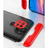 Capa de proteção GKK 360 frontal e traseira Capa de corpo inteiro Xiaomi Redmi 10X 4G  -  Xiaomi Redmi Note 9 preto