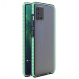 Capa protetora de gel de TPU transparente com moldura colorida para Xiaomi Redmi 10X 4G  -  Xiaomi Redmi Note 9 mint