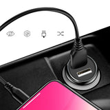 Carregador universal inteligente para carro Dudao 34A 2x USB vermelho (R6S vermelho)