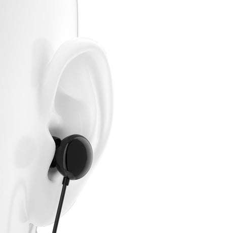 Mini jack de fone de ouvido intra-auricular Dudao fone de ouvido de 35 mm com controle remoto preto (X11Pro preto)