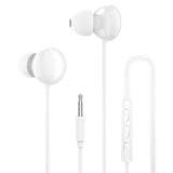 Mini jack de fone de ouvido intra-auricular Dudao fone de ouvido de 35 mm com controle remoto branco (X11Pro branco)