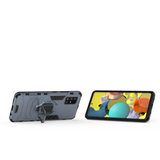 Ring Armor Case Kickstand Capa resistente e resistente para Samsung Galaxy A51 5G azul
