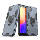 Ring Armor Case Kickstand Capa resistente e resistente para Huawei Y5p azul