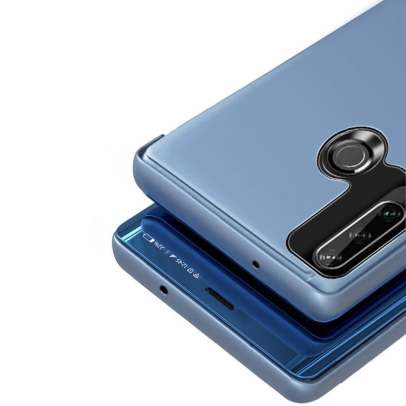 Capa transparente para Huawei Y6p azul