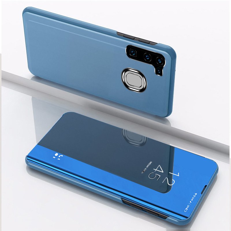 Capa transparente para Samsung Galaxy A21S azul