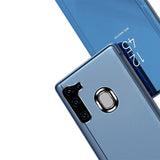 Capa transparente para Samsung Galaxy A21S azul