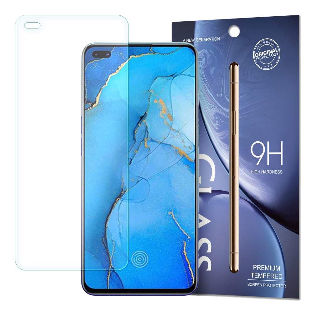 Protetor de tela de vidro temperado 9H para Oppo Reno3 Pro