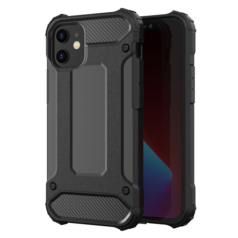 Capa Hybrid Armor Capa resistente e resistente para iPhone 12 mini preto