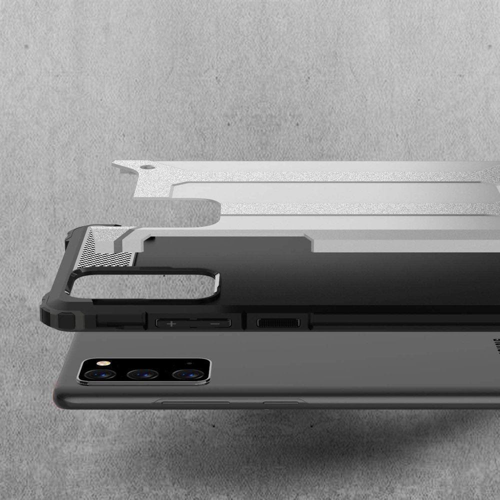 Capa Hybrid Armor Capa resistente e resistente para Samsung Galaxy Note 20 preta
