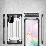 Capa Hybrid Armor Capa resistente e resistente para Samsung Galaxy Note 20 preta