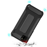 Capa Hybrid Armor Capa resistente e resistente para Huawei Y5p azul