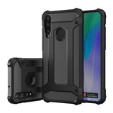 Capa Hybrid Armor Capa resistente e resistente para Huawei Y6p azul