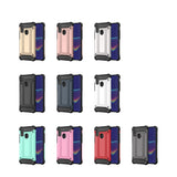 Capa Hybrid Armor Capa resistente e resistente para Huawei P Smart 2020 preta