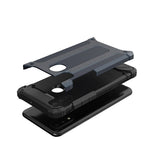 Capa Hybrid Armor Capa resistente e resistente para Huawei P Smart 2020 preta