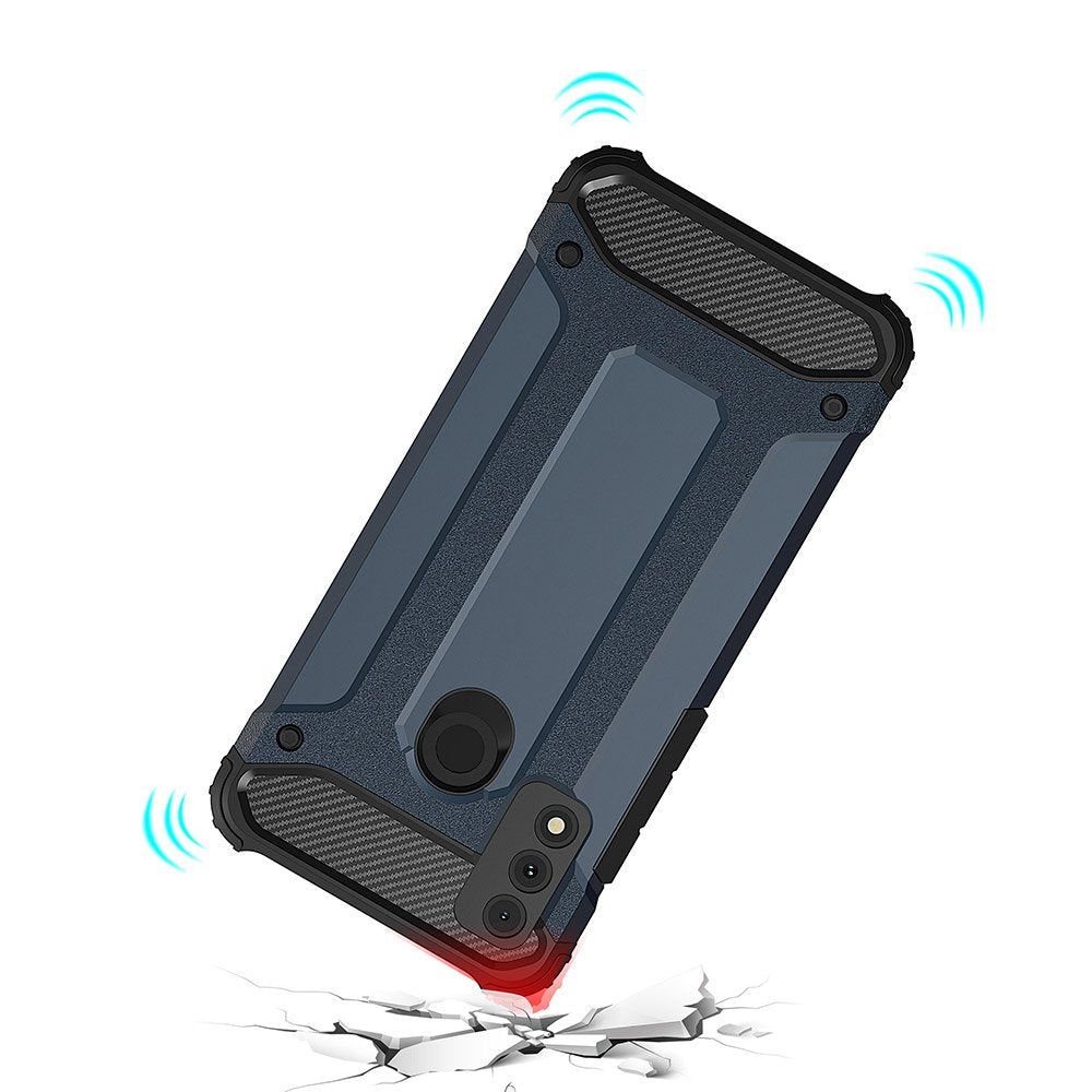 Capa Hybrid Armor Capa resistente e resistente para Huawei P Smart 2020 preta