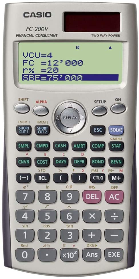 Casio Calculadora Financeira - FC-200V