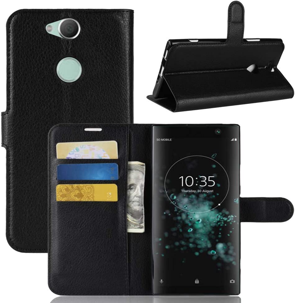 Capa Carteira Tipo Livro Wallet para Sony Xperia XA2 Plus