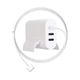 Adaptador de Corrente 85W para Apple Magsafe 2 Tipo T 16.5V-3.65A + 2 USB 5V-2.1A - Multi4you®