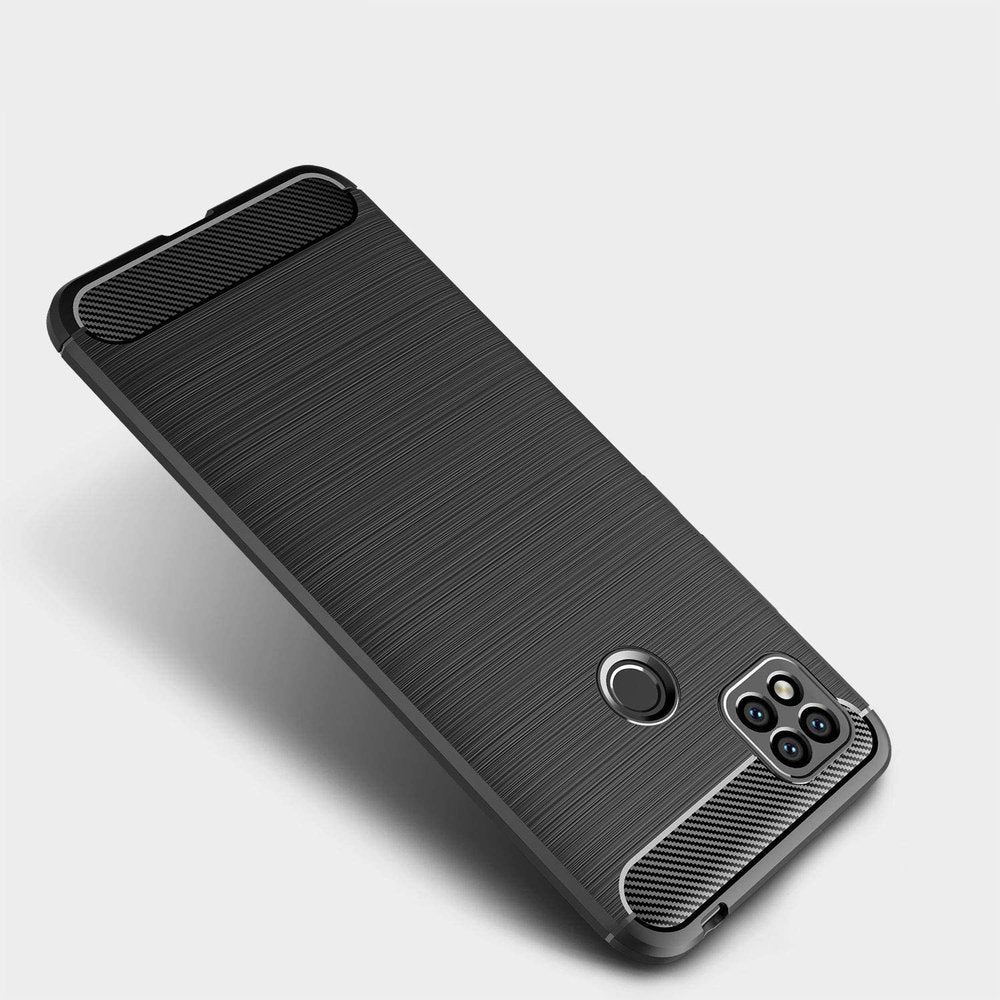Capa carbono Capa flexível de TPU para Xiaomi Redmi 9C preta