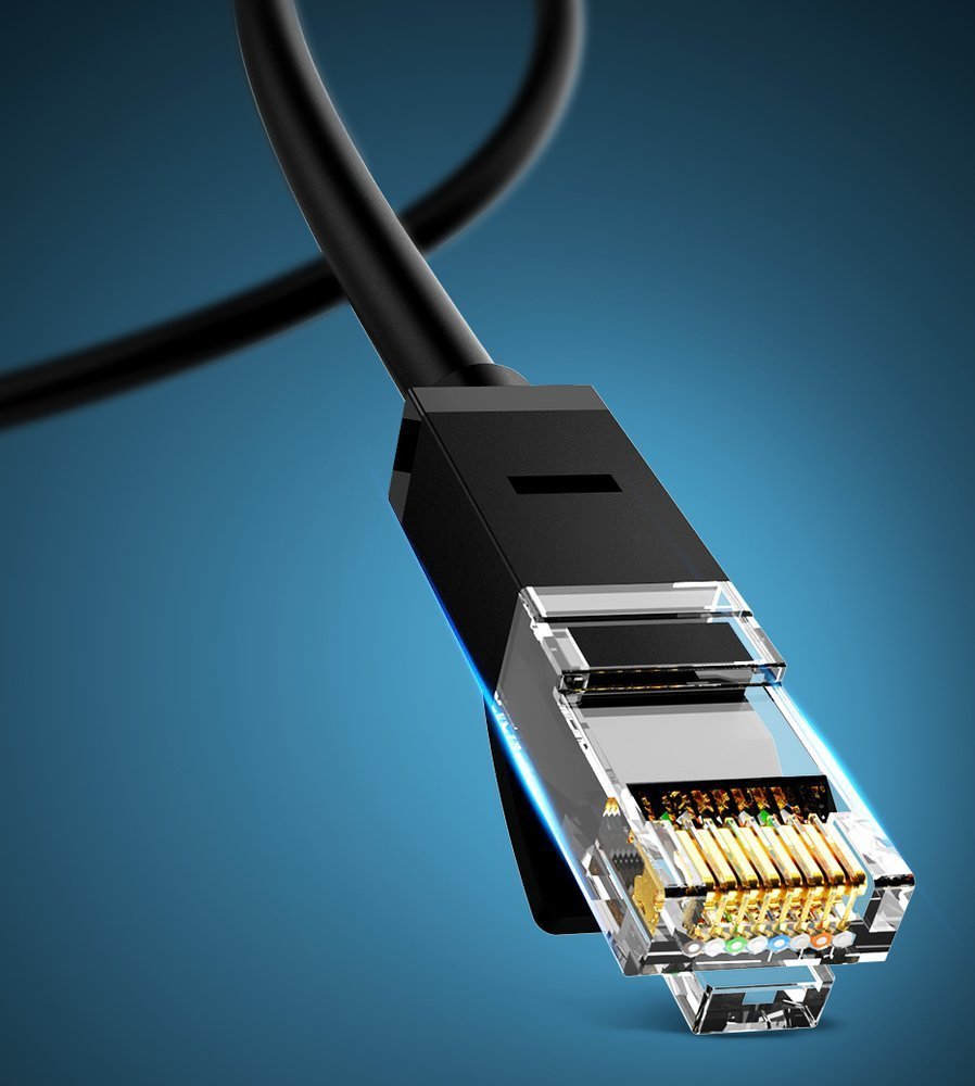 Cabo patchcord Ethernet Ugreen RJ45 Cat 6 UTP 1000 Mbps 3 m branco (20176 NW102)