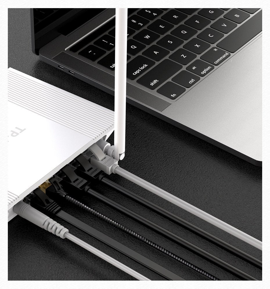 Cabo patchcord Ethernet Ugreen RJ45 Cat 6 UTP 1000 Mbps 2 m violeta (NW102 80836)