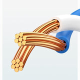 Cabo patchcord Ethernet Ugreen RJ45 Cat 6 UTP 1000 Mbps 1 m laranja (NW102 80831)