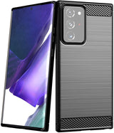 Capa carbono Capa flexível de TPU para Samsung Galaxy Note 20 Ultra preta