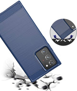 Capa carbono Capa flexível de TPU para Samsung Galaxy Note 20 Ultra preta