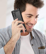 Capa carbono Capa flexível de TPU para Samsung Galaxy Note 20 azul