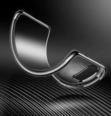 Capa transparente de gel TPU com estrutura de galvanoplastia para Samsung Galaxy A41 vermelho