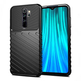 Capa Thunder Capa flexível resistente resistente em TPU para Xiaomi Redmi 9 preta