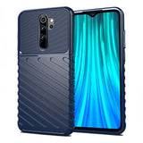 Capa Thunder capa flexível resistente resistente em TPU para Xiaomi Redmi 9 azul