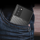 Capa Thunder Capa flexível resistente resistente em TPU para Samsung Galaxy Note 20 azul