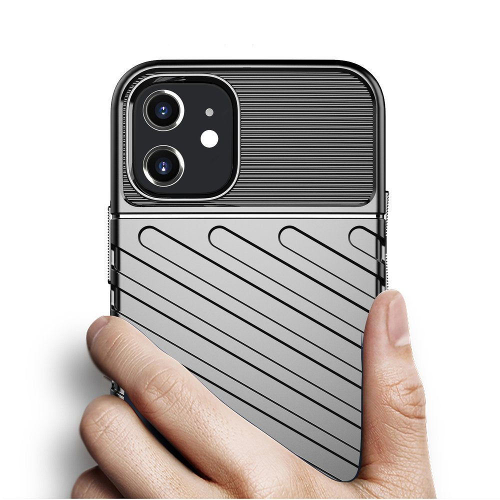 Capa Thunder capa flexível resistente resistente em TPU para iPhone 12 mini blue