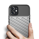 Capa Thunder capa flexível resistente resistente em TPU para iPhone 12 mini verde