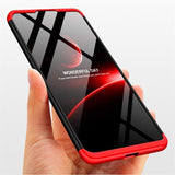 Capa de proteção GKK 360 frontal e traseira capa completa Xiaomi Mi 10 Lite preto