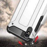 Capa de armadura híbrida resistente e resistente para Xiaomi Redmi 9A dourado