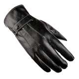 Luvas de inverno masculinas para smartphone preto com tela sensível ao toque