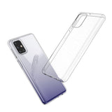 Capa ultra clara de 05 mm em gel TPU para Samsung Galaxy M31s transparente