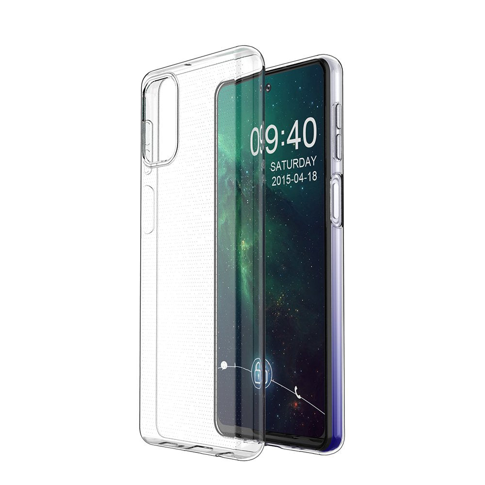Capa ultra clara de 05 mm em gel TPU para Samsung Galaxy M31s transparente