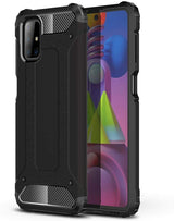 Capa Hybrid Armor Capa resistente e resistente para Samsung Galaxy M51 preta