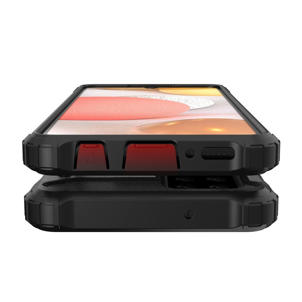 Capa Hybrid Armor Capa resistente e resistente para Samsung Galaxy A42 5G dourado