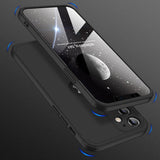 GKK 360 Capa de proteção frontal e traseira capa de corpo inteiro iPhone 12 mini preto