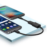 USB Ugreen (fêmea) - adaptador de cabo OTG micro USB (macho) 12 cm USB 2.0 480 Mbps preto (US133 10396)