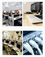 Cabo patchcord Ethernet Ugreen RJ45 Cat 6 UTP 1000 Mbps 2 m azul (NW102 11202)