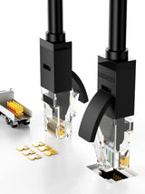 Cabo patchcord Ethernet Ugreen RJ45 Cat 6 UTP 1000 Mbps 3 m azul (NW102 11203)